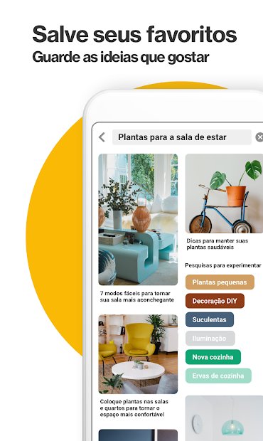 Pinterest - Inspiração através de imagens e ideias
