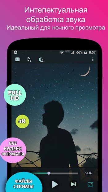 Видео плеер с нормализацией звука