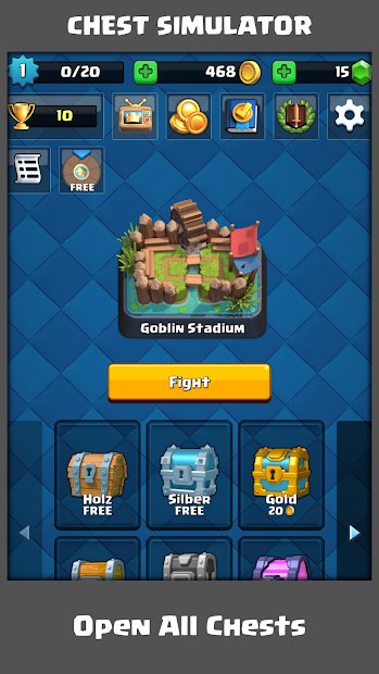 Chest Simulator for Clash Royale