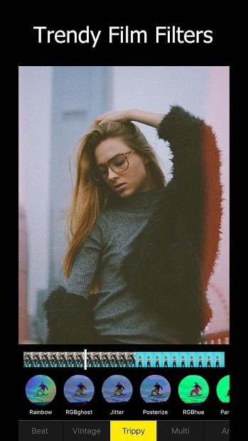 90er Jahre - Glitch & Vaporwave Video Editor