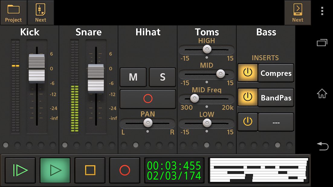 Audio Evolution Mobile Studio