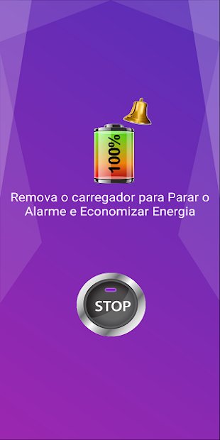 Alarme de Bateria 100%