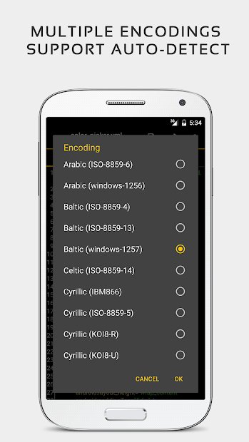 Editor de textos QuickEdit