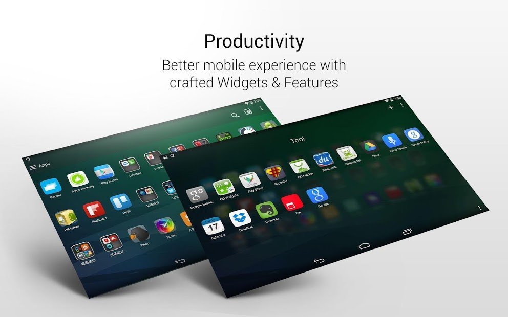 GO Lanzador EX:Tema y Fondo