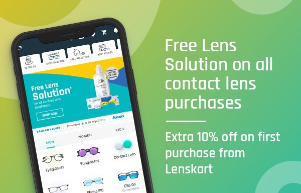 Lenskart: Eyeglasses, Sunglasses, Contact Lens App