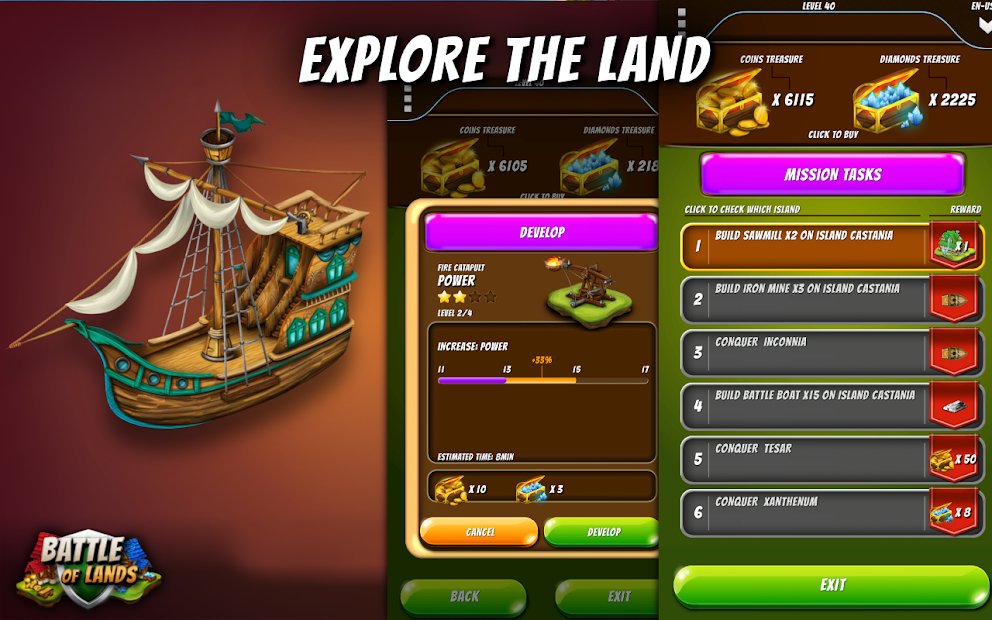 Battle of Lands -Pirate Empire