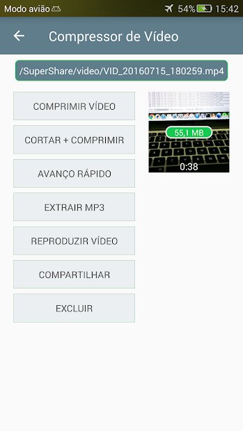 Compressor de vídeo: comprimir rápido vídeo e foto
