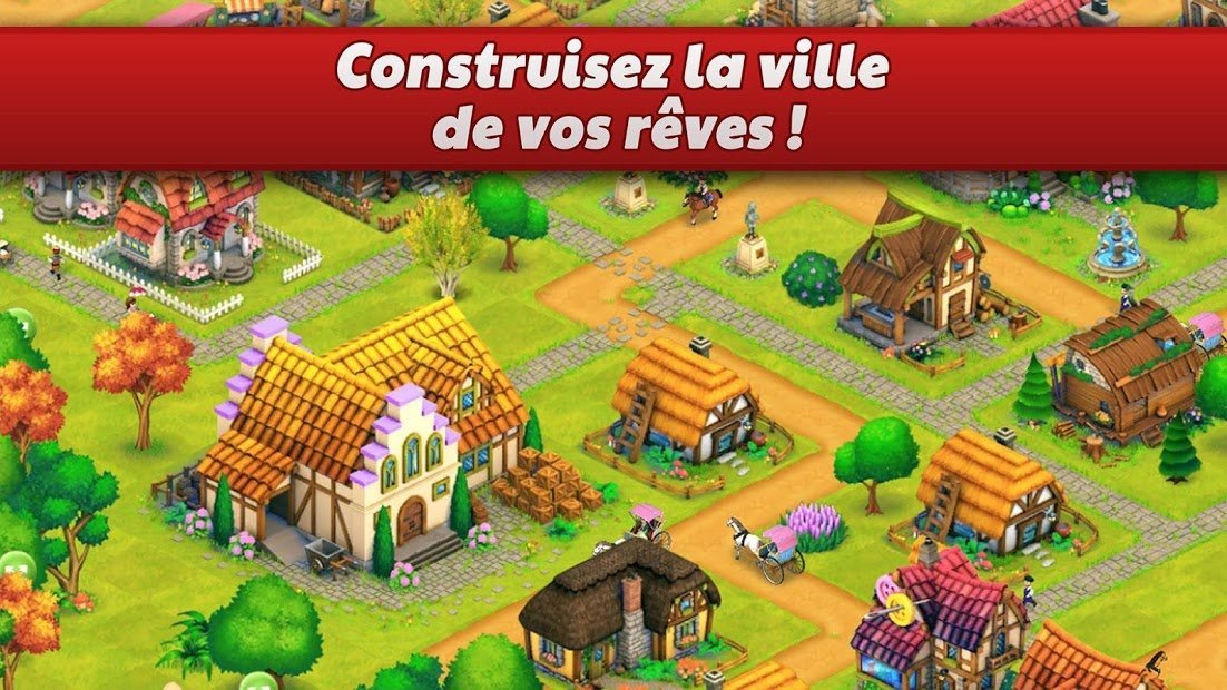 Town Village : ferme, commerce, farm, build, city