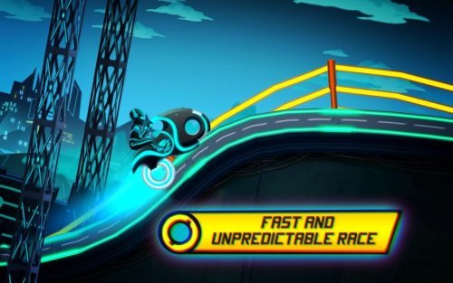 Bike Race Game: Traffic Rider Of Neon City