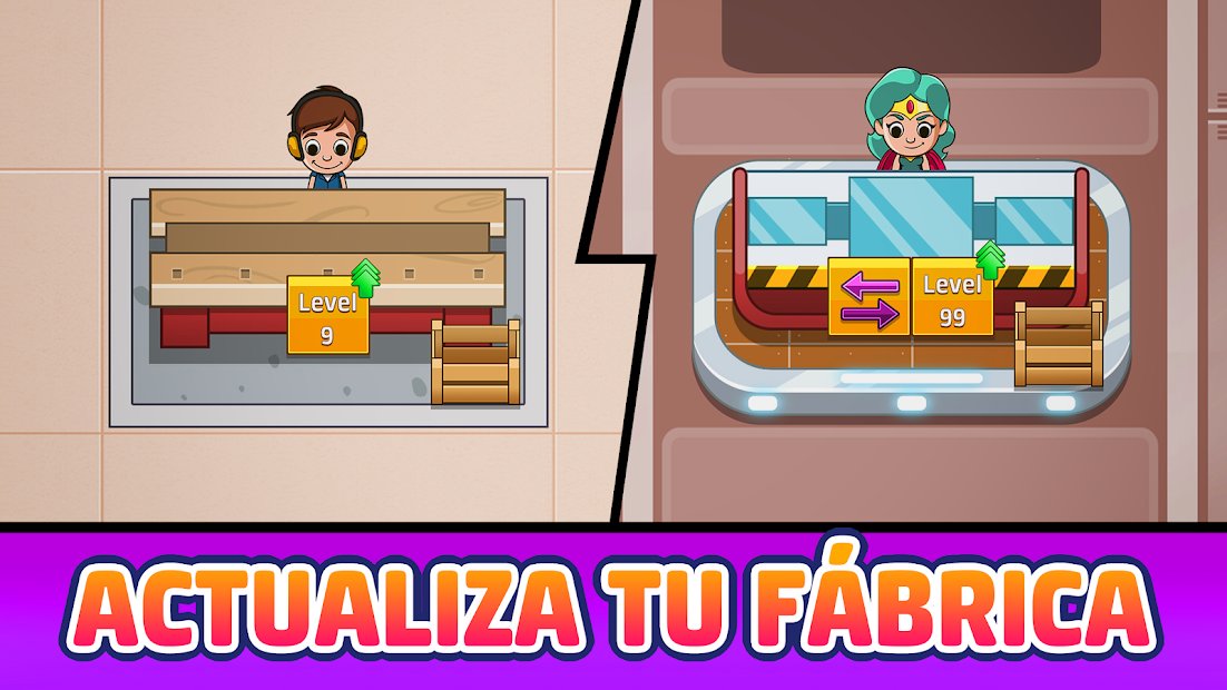 Idle Factory Tycoon - Dirige tu fábrica
