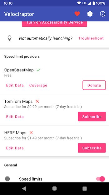 Velociraptor - Speed Limits & Speedometer