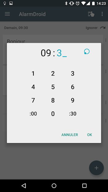 AlarmDroid (réveil)