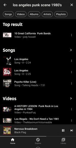 YouTube Music Vanced
