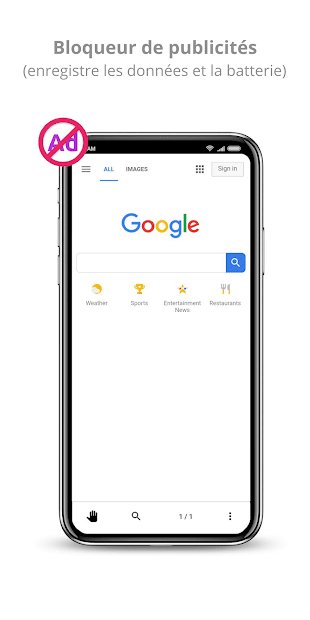 Navigateur Web OH - À une main et rapide