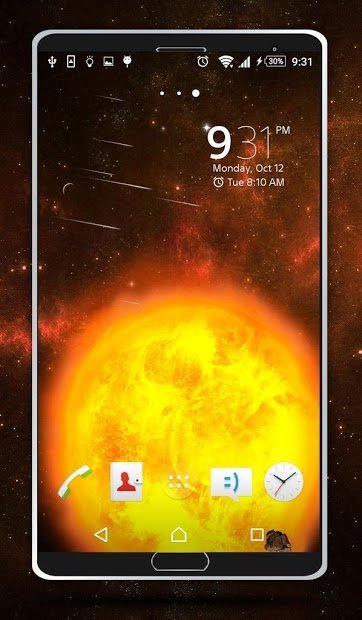 Sun Live Wallpaper