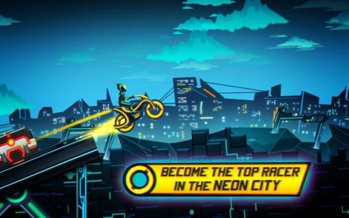 Bike Race Game: Traffic Rider Of Neon City