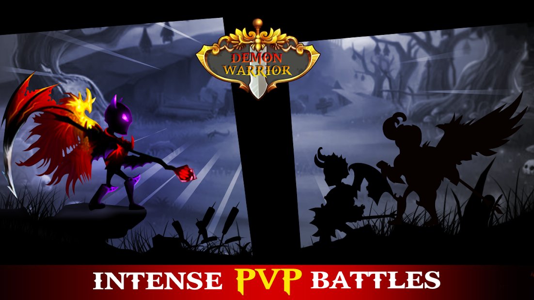 Demon Warrior: Stickman Shadow - Fight Action RPG