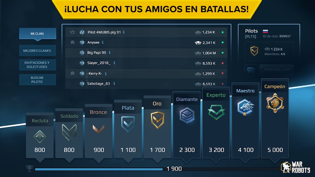 War Robots: Juego Shooter Multijugador 3D 6v6