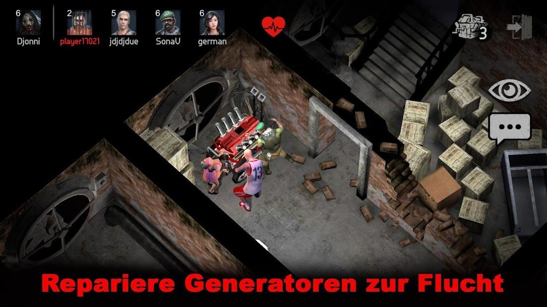 Horrorfield - Mehrspieler Überlebens Horror Spiel