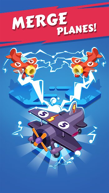 Merge Plane - Click & Idle Tycoon