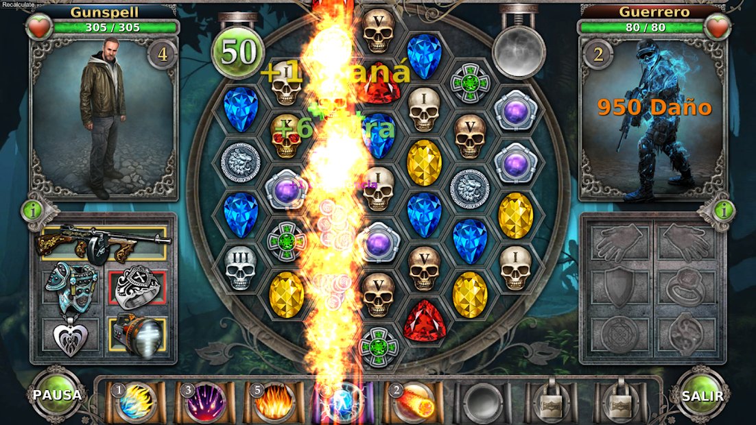 Gunspell - Match 3 rompecabezas RPG