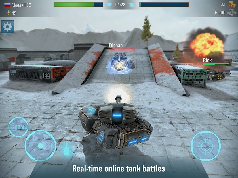 Iron Tanks: Free Multiplayer Tank Shooting Games