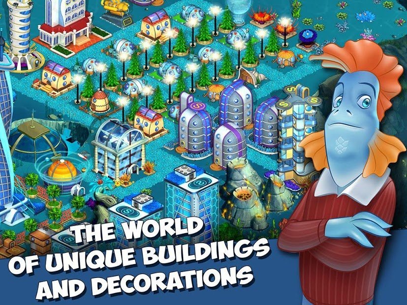 Aquapolis. Free city building!