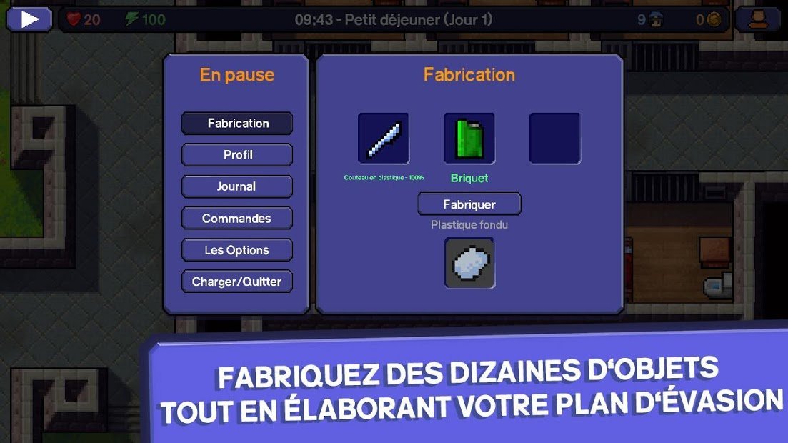 The Escapists: évasion