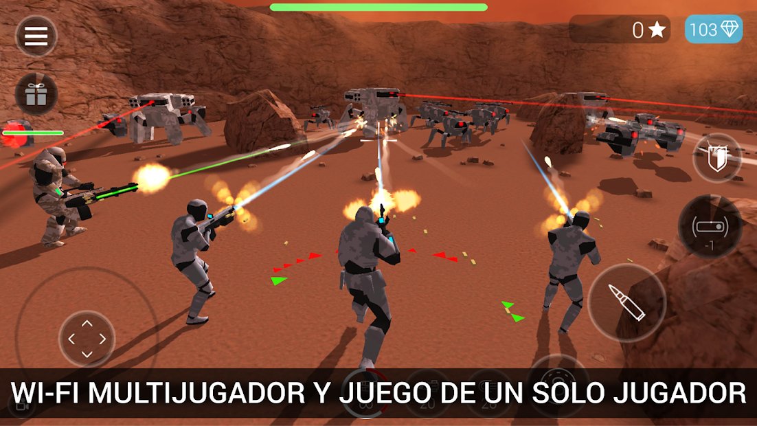 CyberSphere: Juego de disparos en tercera persona