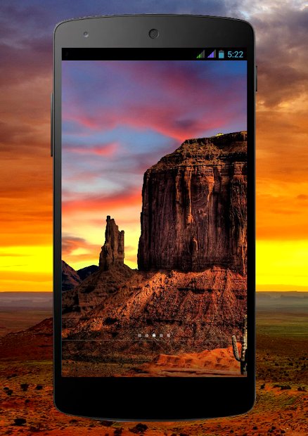 Día hermoso desierto