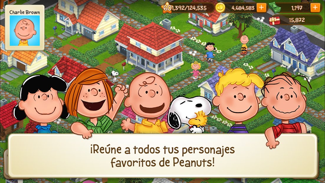 Peanuts: Construye la Ciudad de Snoopy Simulador