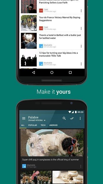 Palabre Feedly RSS Reader News