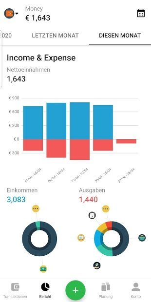 Money Lover - Persönliche Finanzmanagement-App