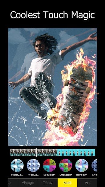 Años 90 - Glitch & Vaporwave Video Effects Editor