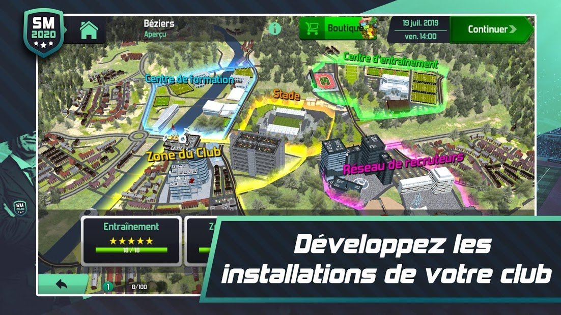 Soccer Manager 2020 - Jeu de Gestion de Football