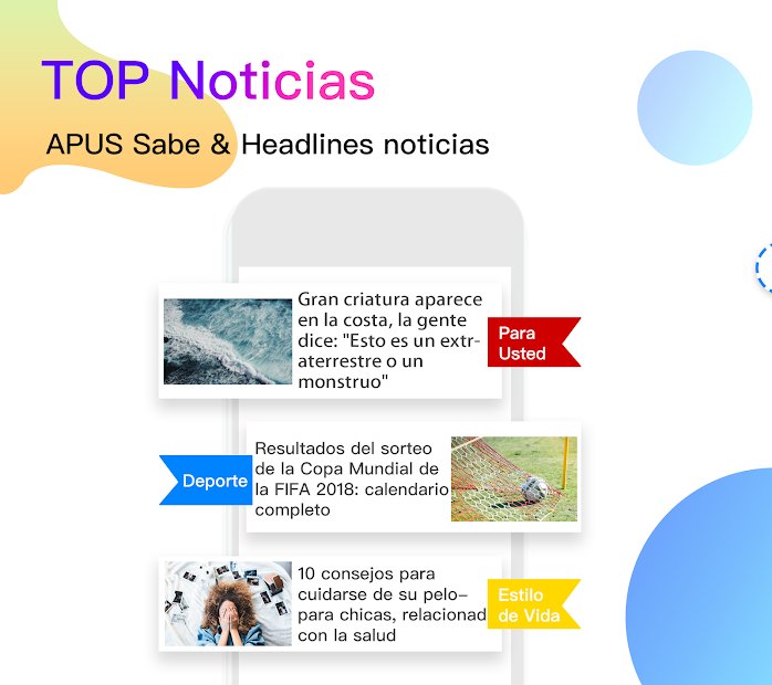 APUS Launcher: Tema, Pequeño, Rápido, Oculta Apps