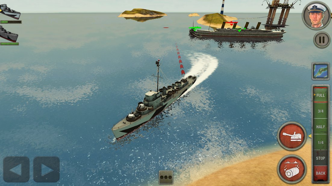 Enemy Waters : Submarine and Warship battles