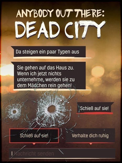 DEAD CITY  Interaktive Geschichte