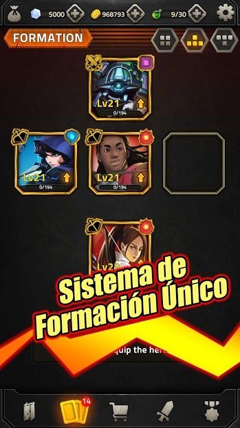 Juego de match 3 RPG: Heroes of Elements