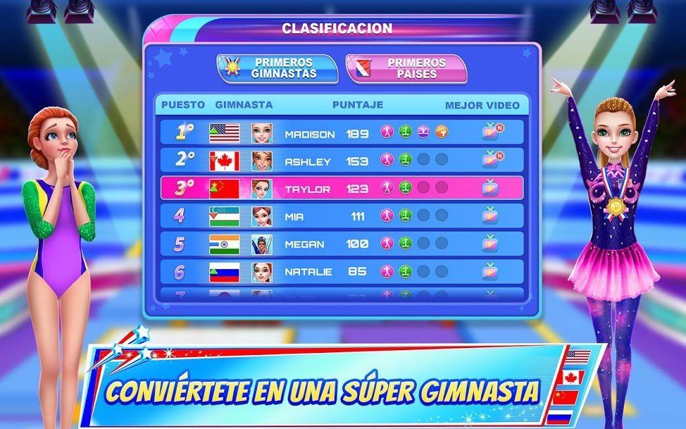 Gimnasta superestrella: !Da giros hasta el oro!