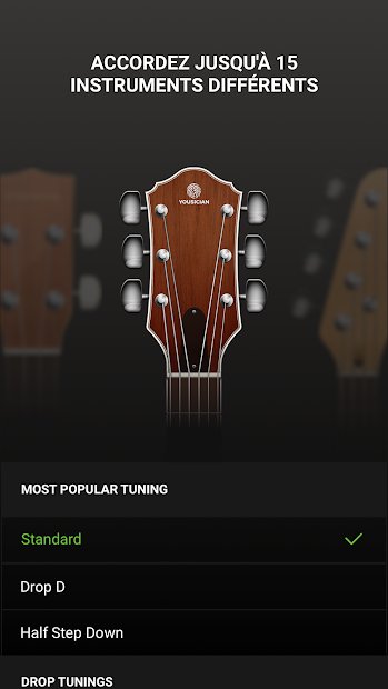 Accordeur Guitares -GuitarTuna