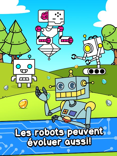 Robot Evolution – Jeu Clicker
