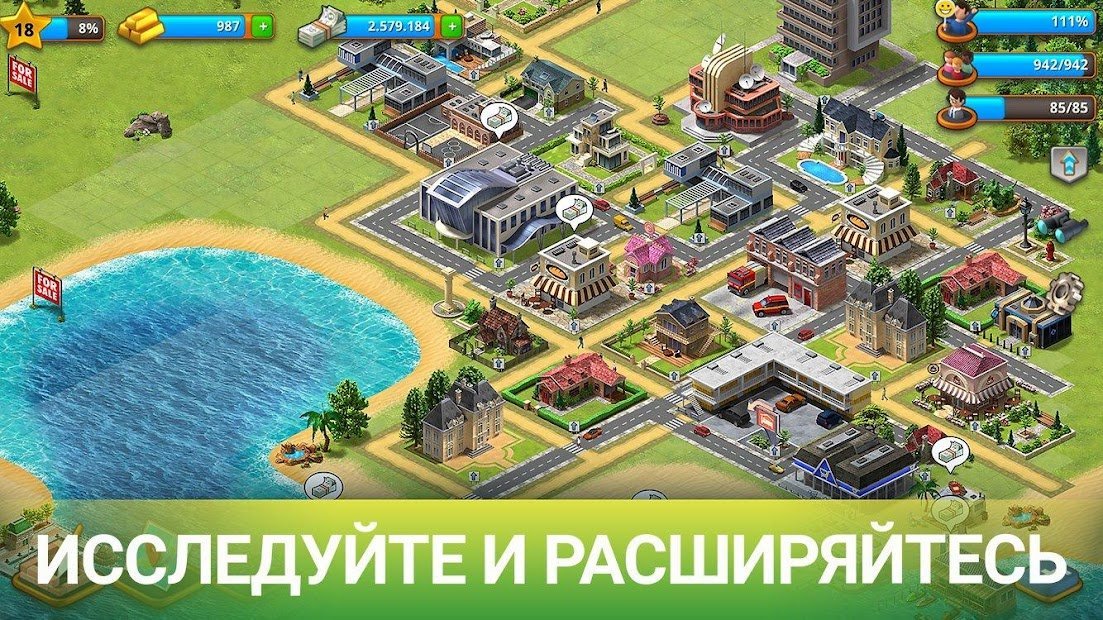 Paradise City: Building Sim Game