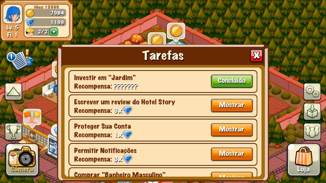 Hotel Story: Jogo de Resort