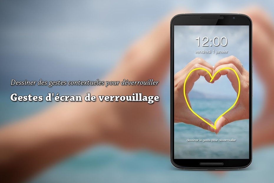 Gestes d'écran de verrouillage