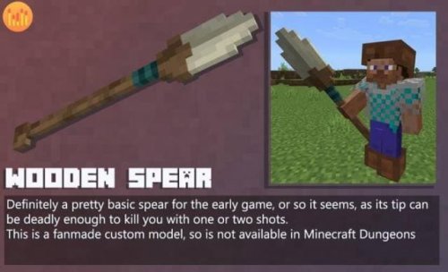 Texturas Tridente 3D personalizado para Minecraft