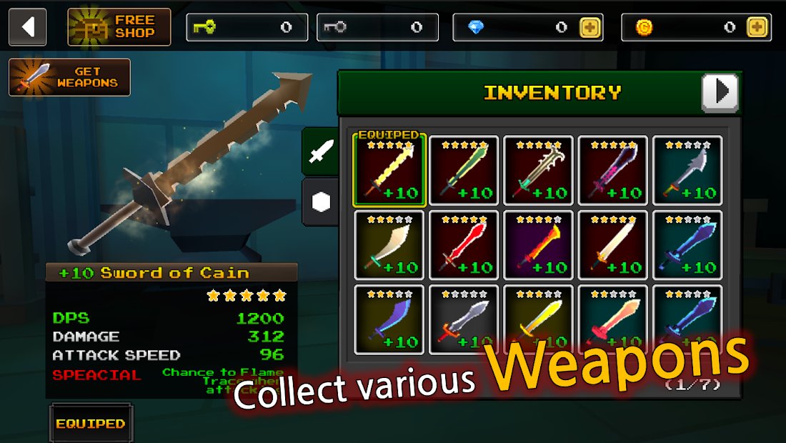 PIXEL F BLADE (Pixel Klinge)