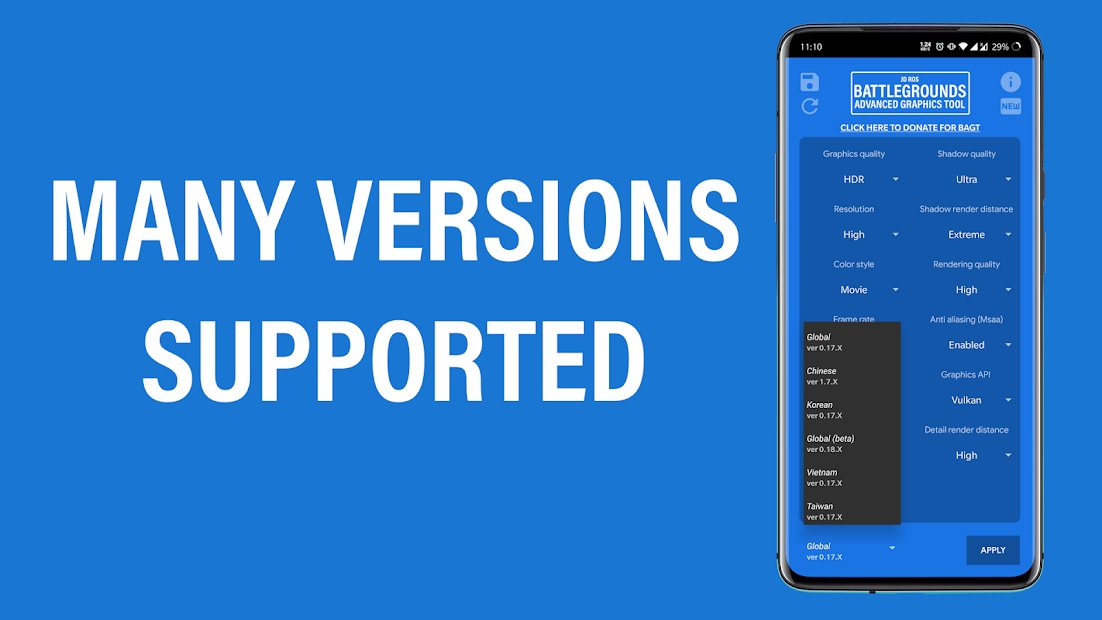 Battlegrounds Advanced Graphics Tool [NO BAN]