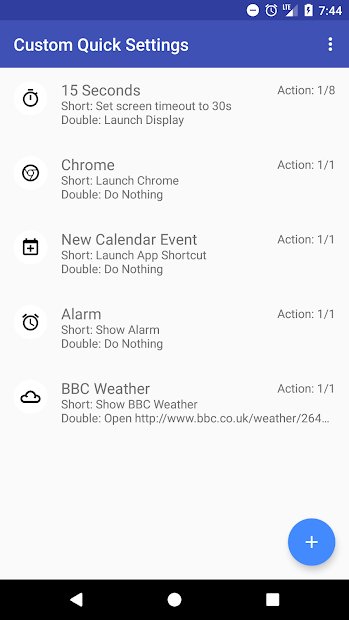 Custom Quick Settings