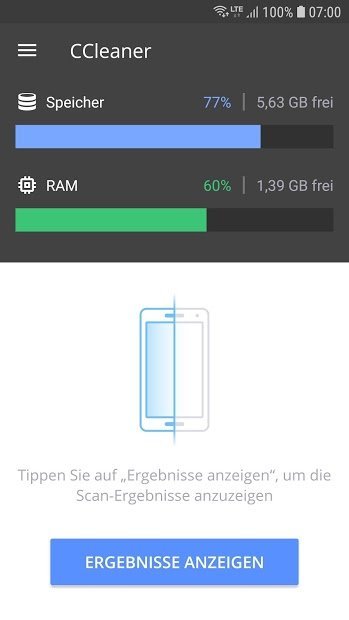 CCleaner - Handy Reiniger, RAM Booster, Kostenlos